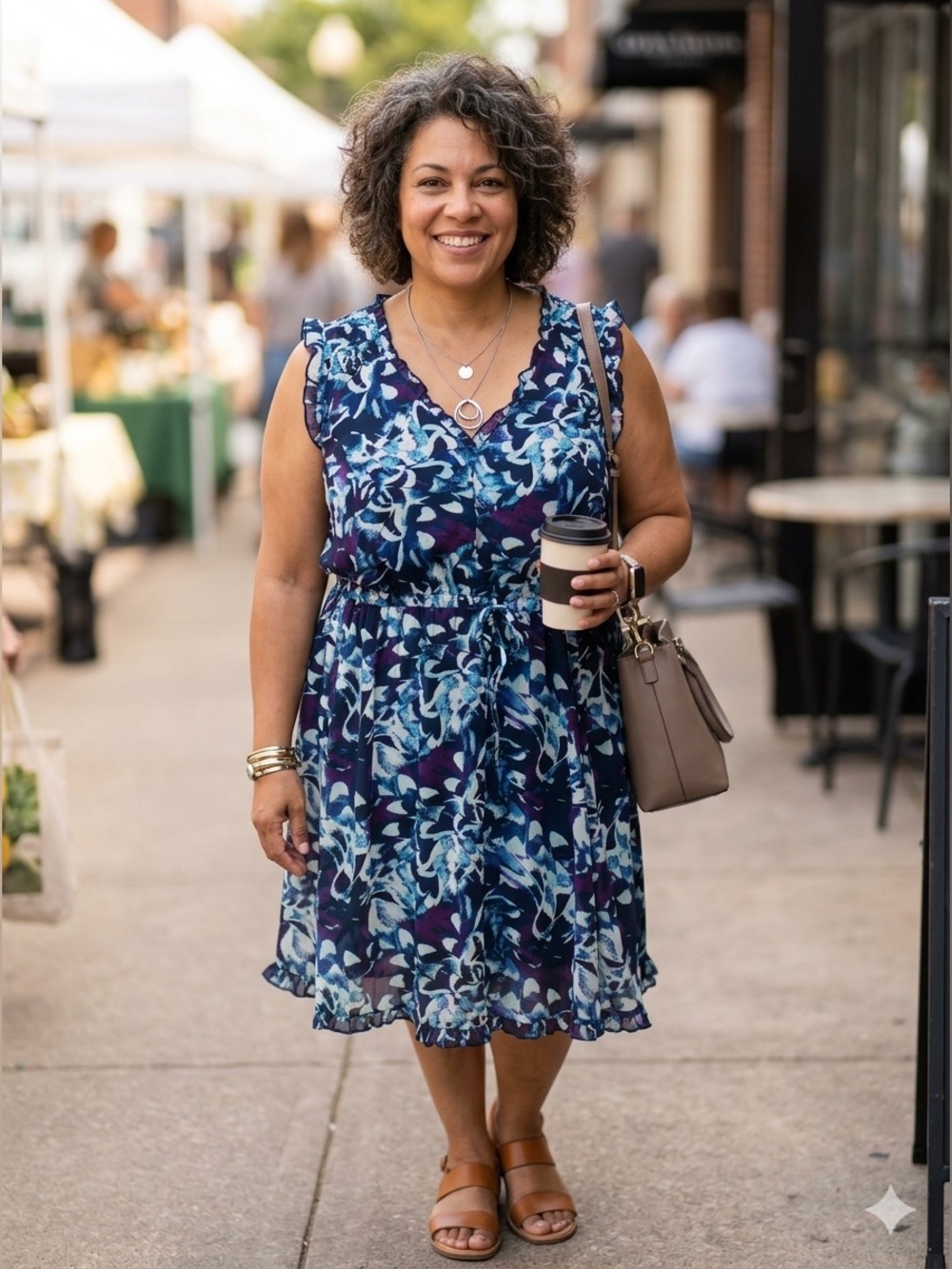 Women’s Dress Floral Midi Torrid Size 2